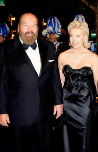 Bud Spencer and Ute Ohoven at the Unesco Charity Gala 2009 in Germany.