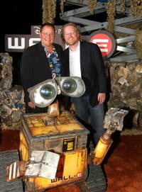 Producer John Lasseter and Andrew Stanton at the world premiere of "Wall-E."