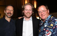 Ed Catmull, Andrew Stanton and Producer John Lasseter at the world premiere of "Wall-E."