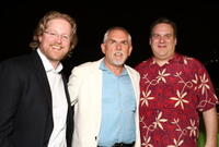 Andrew Stanton, John Ratzenberger and Jeff Garlin at the after party of the world premiere of "Wall-E."