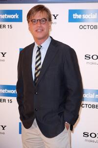 Aaron Sorkin at the photocall of "The Social Network."