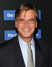 Aaron Sorkin at the screening of "The Social Network."