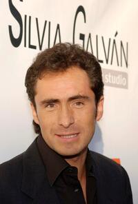 Demian Bichir at the grand opening of new Silvia Galvan hair studio.