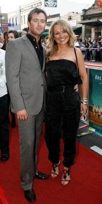 Sullivan Stapleton and Carla Bonner at the premiere of "December Boys."