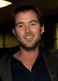Mitch Davis, Sullivan Stapleton and friend at the opening night of the St Kilda Film Festival.