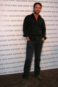 Sullivan Stapleton at the official re-launch of the Louis Vuitton store.