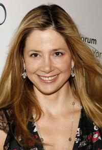 Mira Sorvino at the red carpet for the debut celebration for Audi's Sports Car, the R8.