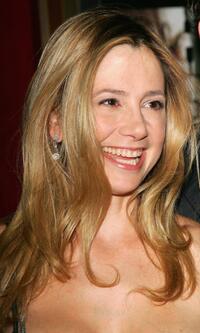 Mira Sorvino at the premiere of "The Departed."