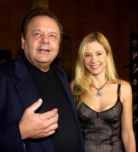 Paul Sorvino and his daughter Mira Sorvino at the premiere of "The Cooler."