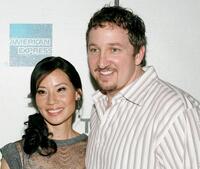 Lucy Liu and Paul Soter at the premiere of "Watching The Detectives" during the 2007 Tribeca Film Festival.