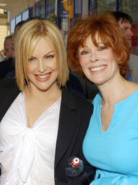 Catie and Jill St. John at the ceremony honoring actor Robert Wagner with a star on the Hollywood Walk of Fame in California.