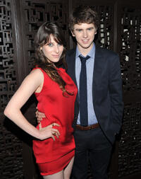Sasha Spielberg and Freddie Highmore at the after party of the New York premiere of "The Art Of Getting By."
