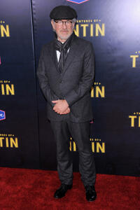 Director Steven Spielberg at the New York premiere of "The Adventures of Tintin."