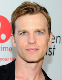Trevor St. John at the red carpet launch party of "The Client List" in California.