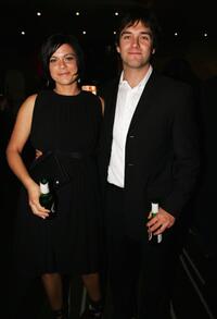 Lucy McLay and Anthony Starr at the Air New Zealand Screen Awards.