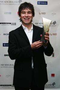 Anthony Starr at the Air New Zealand Screen Awards.
