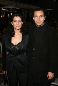 Zinedine Soualem and his wife at the opening night of the first edition of International Rendez Vous Cinema Verite.