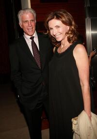 Mary Steenburgen and her husband Ted Danson at the premiere after party for the television of "Damages" at Ciprianis.