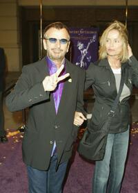 Ringo Starr and Barbara Bach at the special screening of "Concert For George."