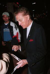 Robert Stack at the premiere of "Lord Of The Rings: The Fellowship Of The Ring".