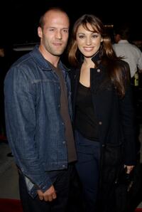 Jason Statham and Kelly Brook at the premiere of "The Truth About Charlie."