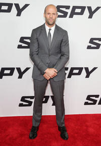 Jason Statham at the New York premiere of "Spy."