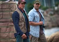 Sylvester Stallone and Jason Statham in "The Expendables."