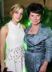 Imelda Staunton and Emma Watson at the after party for the U.S. premiere of "Harry Potter And The Order Of The Phoenix."