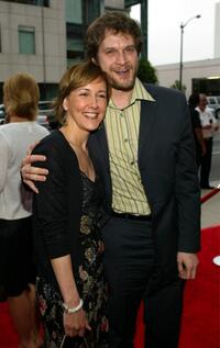 Cynthia Stevenson and Bryan Fuller at the premiere of "Dead Like Me."