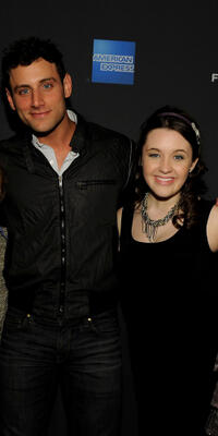 Director J.B. Ghuman and Savannah Stehlin at the 2010 Tribeca Film Festival program launch of Tribeca Film New Distribution in California.