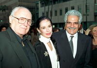 Rod Steiger, Geraldine Chaplin and Omar Sharif at the 30th anniversary of the movie "Doctor Zhivago" and attend the premiere of the film's restored version.
