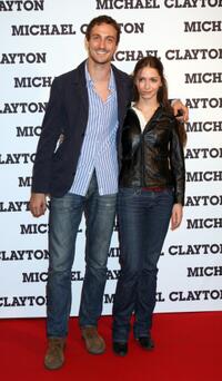 Wolfango De Biase and Giulia Steigerwalt at the premiere of "Michael Clayton."