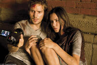 Michael Stahl-David and Odette Yustman in "Cloverfield."