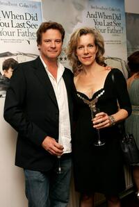Colin Firth and Juliet Stevenson at the private screening of "And When Did You Last See Your Father."