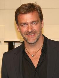 Ray Stevenson at the grand re-opening of Burberry Beverly Hills store.