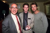 Ben Stein, Jim Mansfield and Jimmy Sommers at the private concert for the launch of iBeam's internet wide deployment of its digital media network.