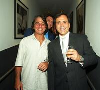 Tony Danza and Frank Stallone at the Frank Stallone's CD Listening and Release party.