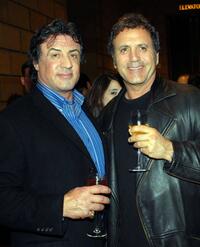 Sylvester Stallone and his brother Frank Stallone at the afterparty for the premiere of "Rocky Balboa."