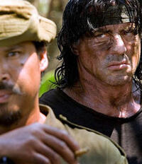 Sylvester Stallone in "Rambo."