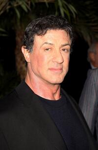 Sylvester Stallone at the UK premiere of "Rambo."