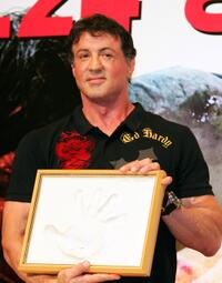 Sylvester Stallone at the photocall of "Rambo."