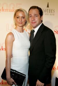 French Stewart and his wife Katherine La Nasa at the Life and Style Magazine's Stylemakers 2005.