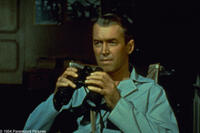 A scene from the movie Rear Window.