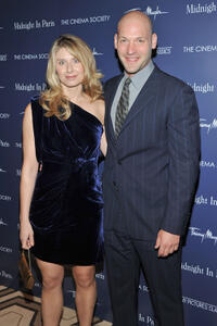 Corey Stoll and Guest at the New York premiere of "Midnight in Paris."