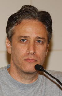 Jon Stewart at the Barnes and Noble for the signinig of his book "America".
