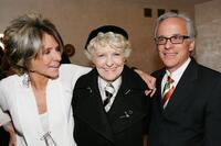 Producer Sheila Nevins, Elaine Stritch and Producer John Hoffman at the New York premiere of "All Aboard! Rosie's Family Cruise."
