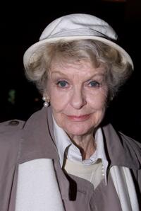 Elaine Stritch at the Theatre Hall of Fame induction ceremony.