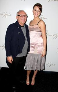 Max Azria and Joss Stone at the Max Azria 2008 fashion show during the Mercedes-Benz Fashion week Fall 2008.