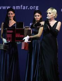 Sharon Stone at the 4th Dubai International Film Festival Cinema Against AIDS event.