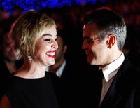 Sharon Stone and George Clooney at the opening of 4th Dubai International Film Festival.